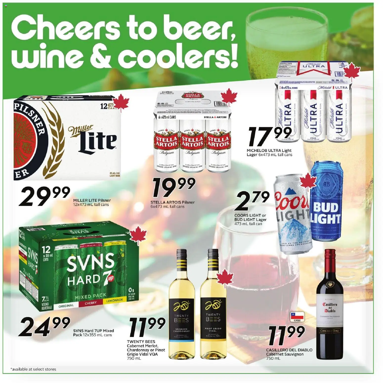 Sobeys flyer valid from 15.01.2026 | Page: 20 | Products: Vodka, Wine, Beer