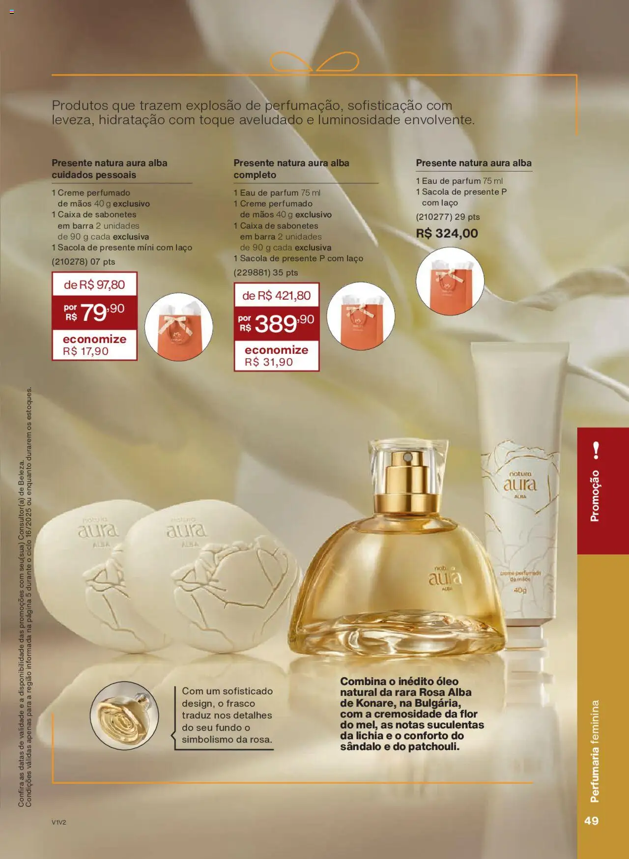Natura Folheto - válido de 01.10.2025 | Página: 49 | Produtos: Lichia, Caixa, Óleo, Creme
