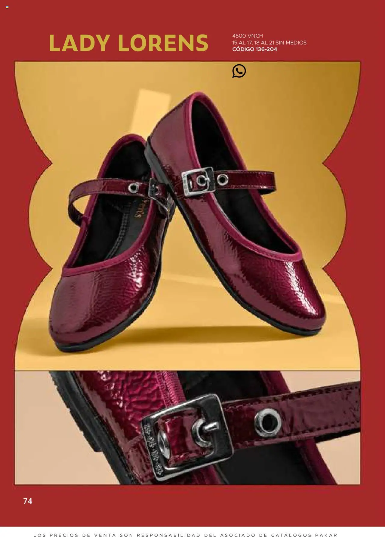 Nuevas ofertas de SC Pakar válidas en toda la República Mexicana desde el 24.07.2025. ¡Encuentra las mejores ofertas en SC Pakar - Catálogo Nina otoño / invierno! | Página: 74