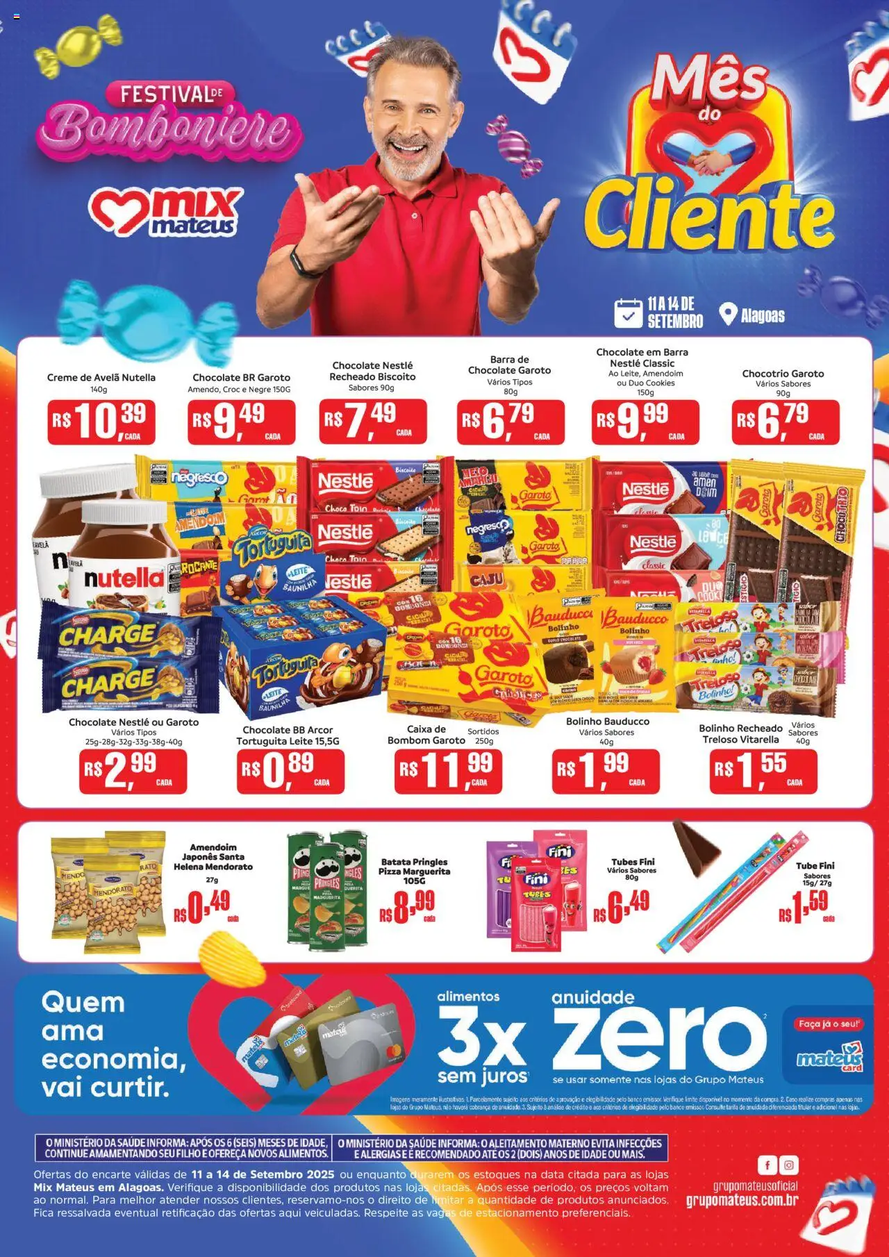 Mateus Folheto - válido de 11.09.2025 | Página: 1 | Produtos: Biscoito, Chocolate, Bombom, Avelã