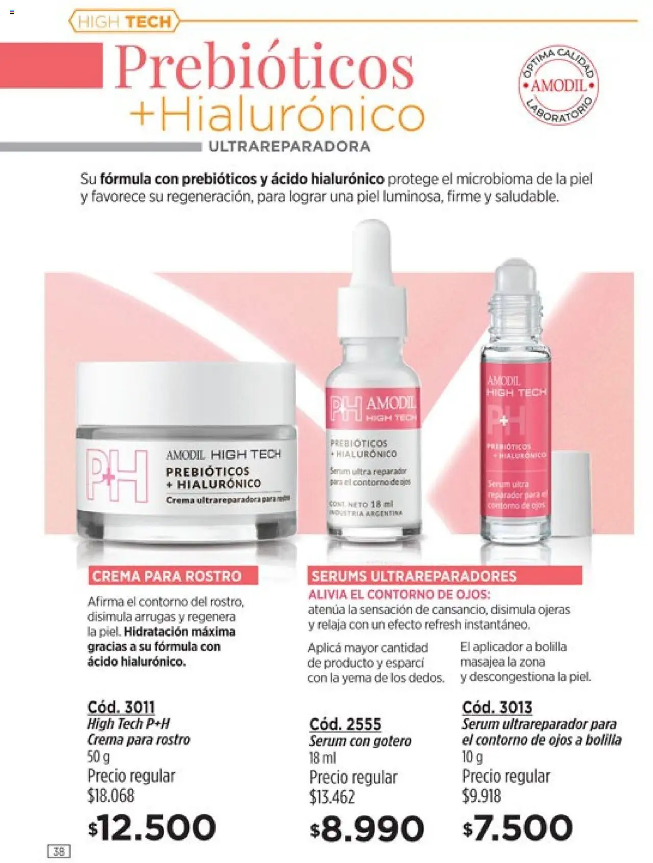 Catálogo Amodil Campaña 17/2025 │ válido desde el 14.10.2025 | Página: 38 | Productos: Contorno de ojos, Serum, Contorno, Crema
