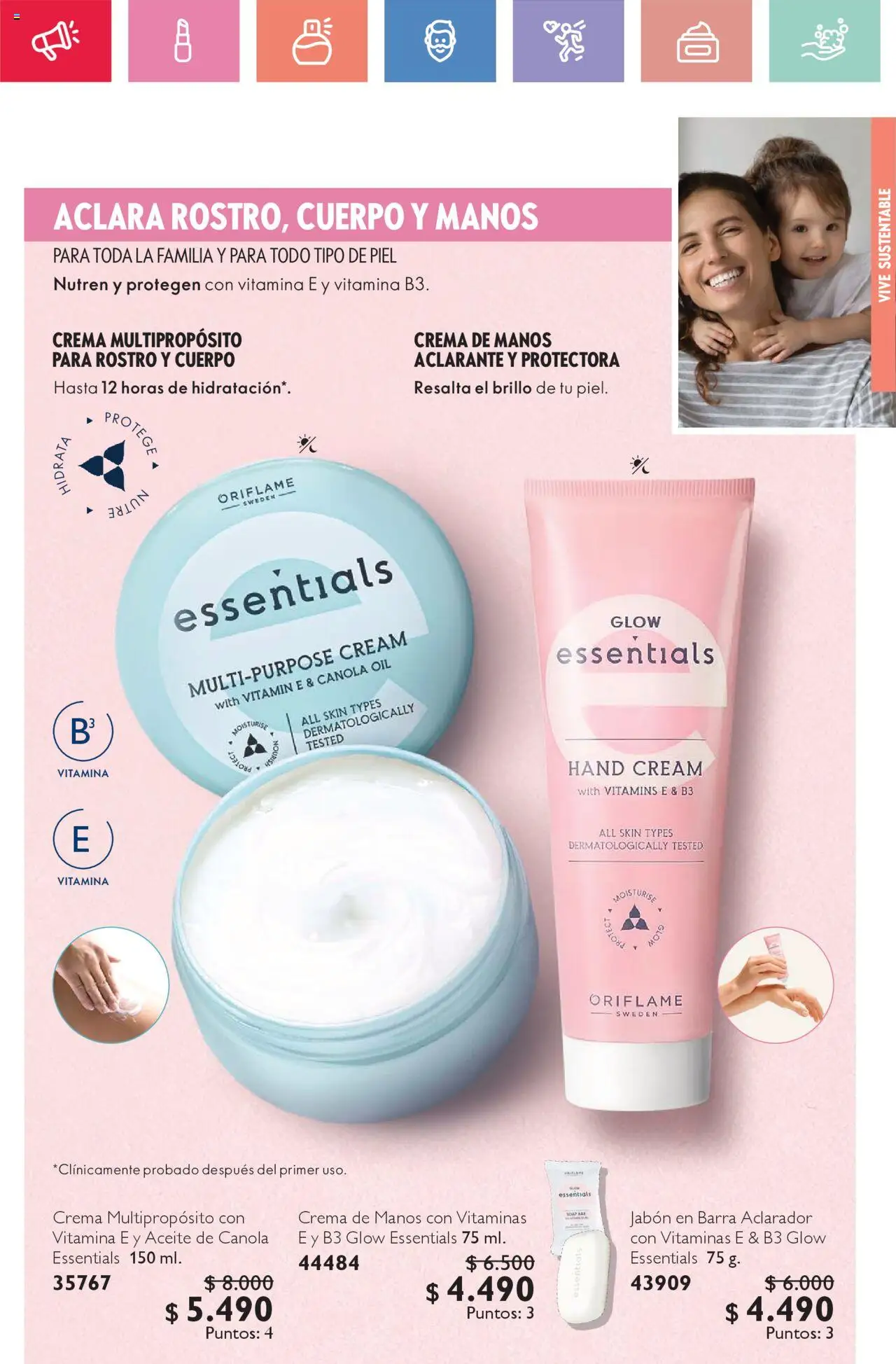 Oriflame catálogo │ válido desde el 21.06.2025 | Página: 83 | Productos: Vitaminas, Crema de manos, Jabón, Aceite