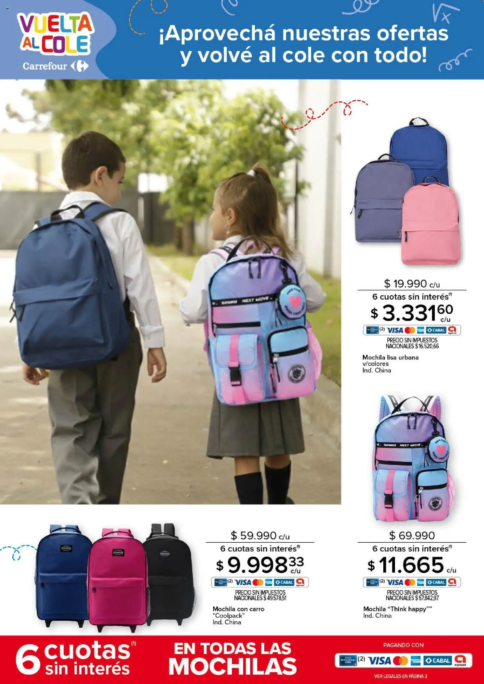 Carrefour - Vuelta al Cole  │ válido desde el 10.02.2026 | Página: 18 | Productos: Mochila