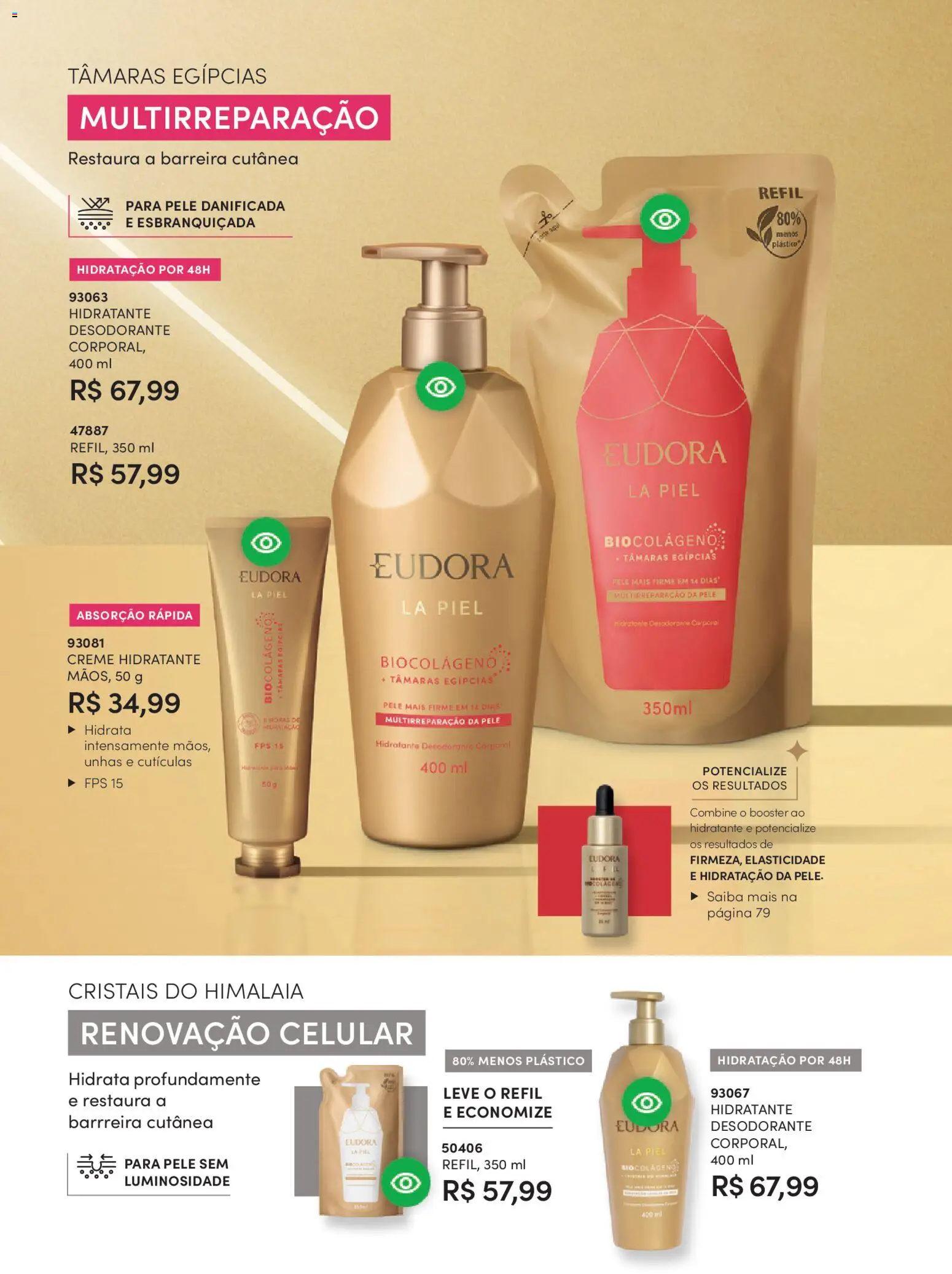 Eudora Folheto - válido de 19.02.2026 | Página: 94 | Produtos: Tâmaras, Celular, Desodorante, Creme