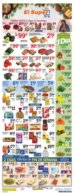Preview of El Super weekly ads valid from 03.12.2025