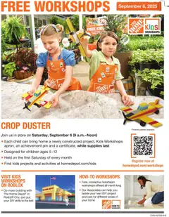 Preview of Home Depot weekly ads valid from 25.08.2025