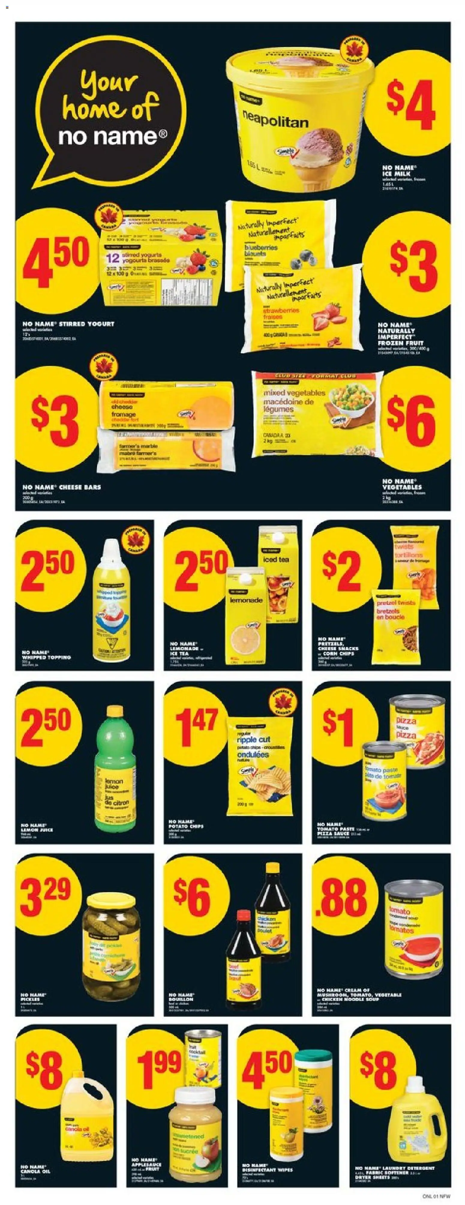 No Frills flyer valid from 13.11.2025 | Page: 5 | Products: Strawberries, Detergent, Yogurt, Juice