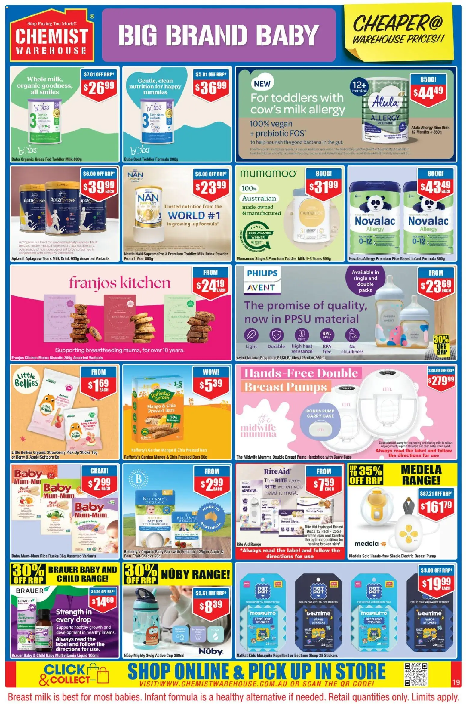 Chemist Warehouse catalogue - valid from 26.03.2026 | Page: 19 | Products: Powder, Light, Peach, Multivitamin