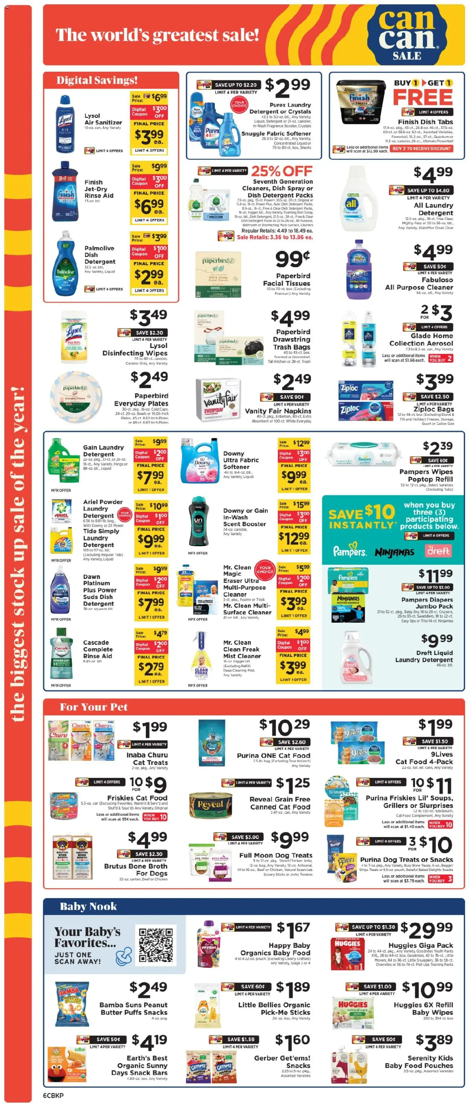 ShopRite Weekly Ad 2 - valid from 18.01.2026 | Page: 7 | Products: Cat Food, Butter, Fabric softener, UPS