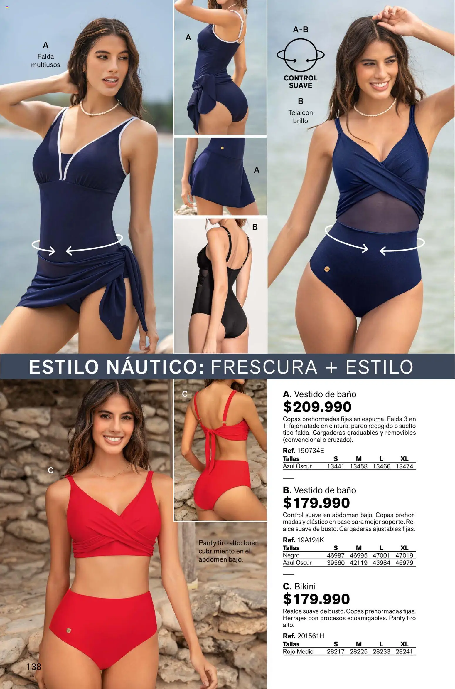 Leonisa revista - valida desde el 13.11.2025 | Página: 138 | Productos: Falda, Brillo, Vestido de baño, Pareo