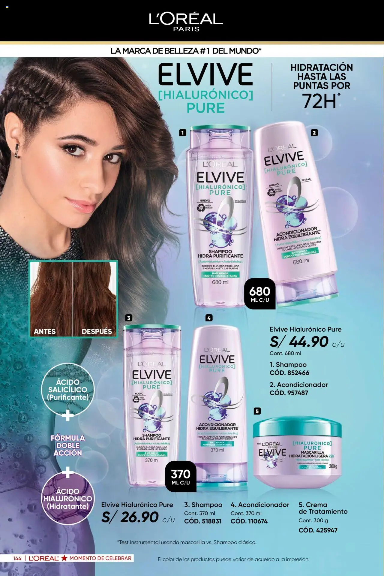 Catálogo Azzorti válido desde 15.10.2025 | Página: 148 | Productos: Shampoo, Acondicionador, Crema