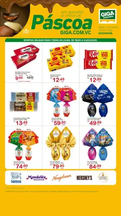 GIGA Atacado ofertas Páscoa  - Pré-Visualização do folheto da loja GIGA Atacado, válido de 19.03.2026