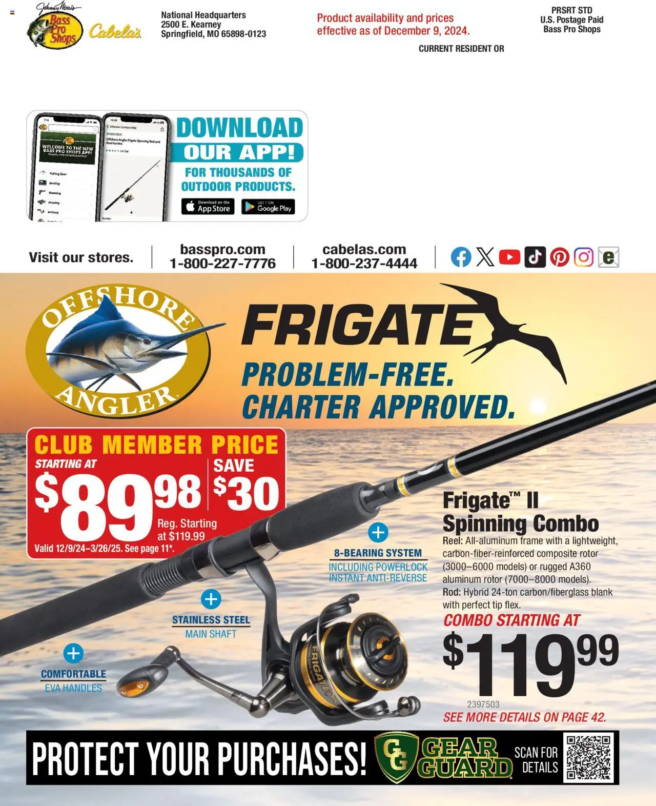 Cabela's Saltwater Specialist 25 - valid from 01.01.2025 | Page: 292 | Products: Rod