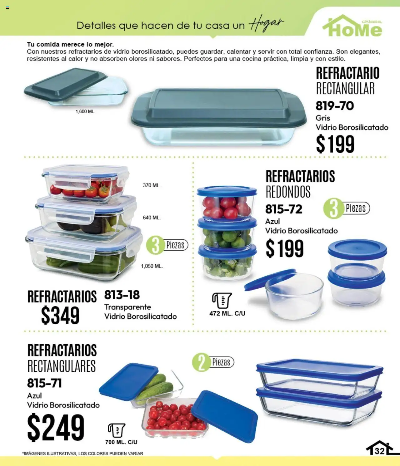 Nuevas ofertas de Cklass válidas en toda la República Mexicana desde el 15.09.2025. ¡Encuentra las mejores ofertas en Cklass - Catálogo Home Invierno ! | Página: 55 | Productos: Cocina