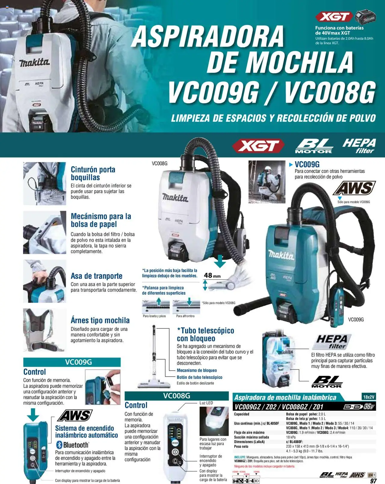 Nuevas ofertas de Makita válidas en toda la República Mexicana desde el 17.04.2024. ¡Encuentra las mejores ofertas en Makita catálogo ! | Página: 97 | Productos: Cinturón, Bolsa, Batería, Polvo