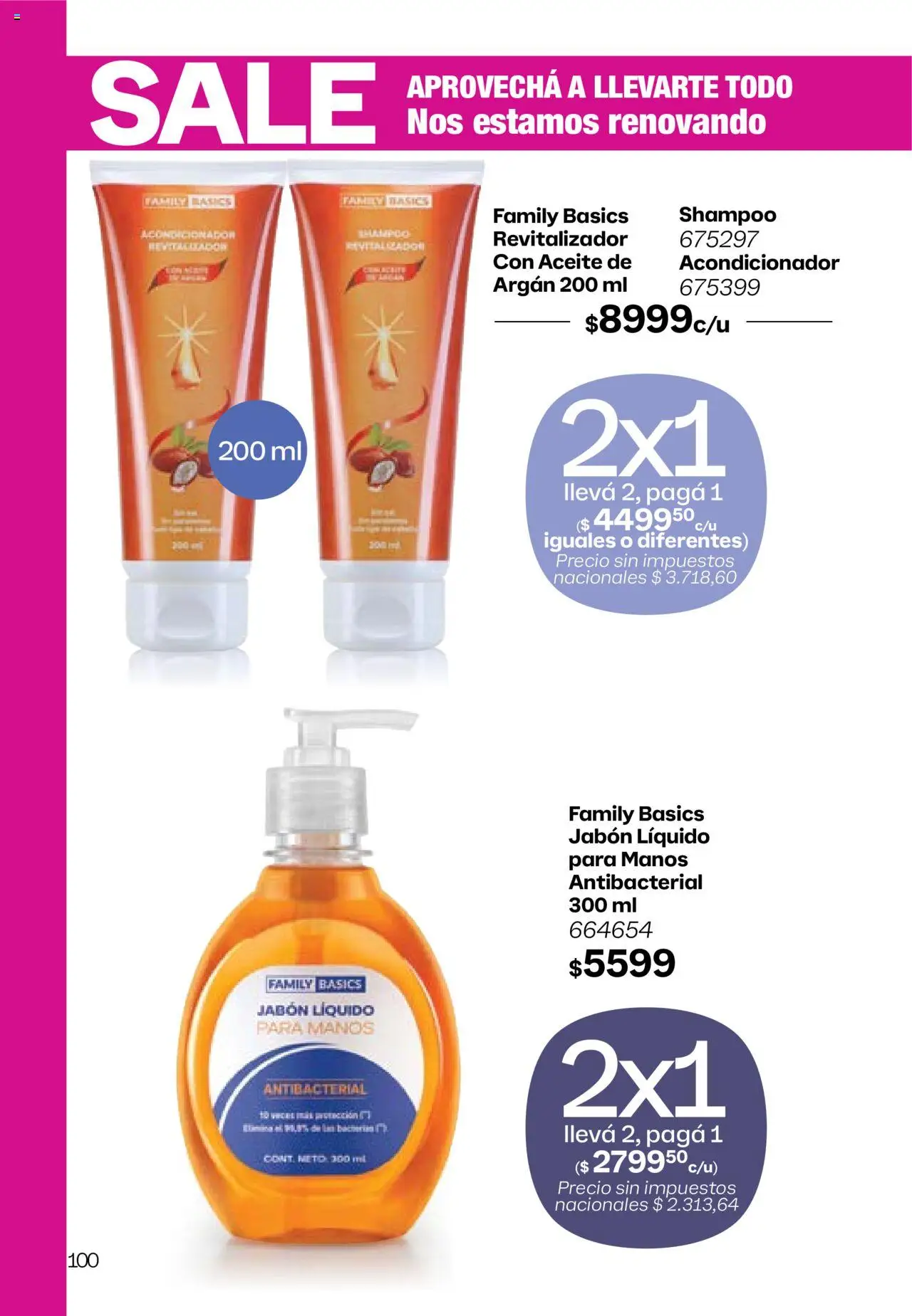 Tupperware Folleto │ válido desde el 11.08.2025 | Página: 101 | Productos: Aceite, Jabón líquido, Shampoo, Acondicionador