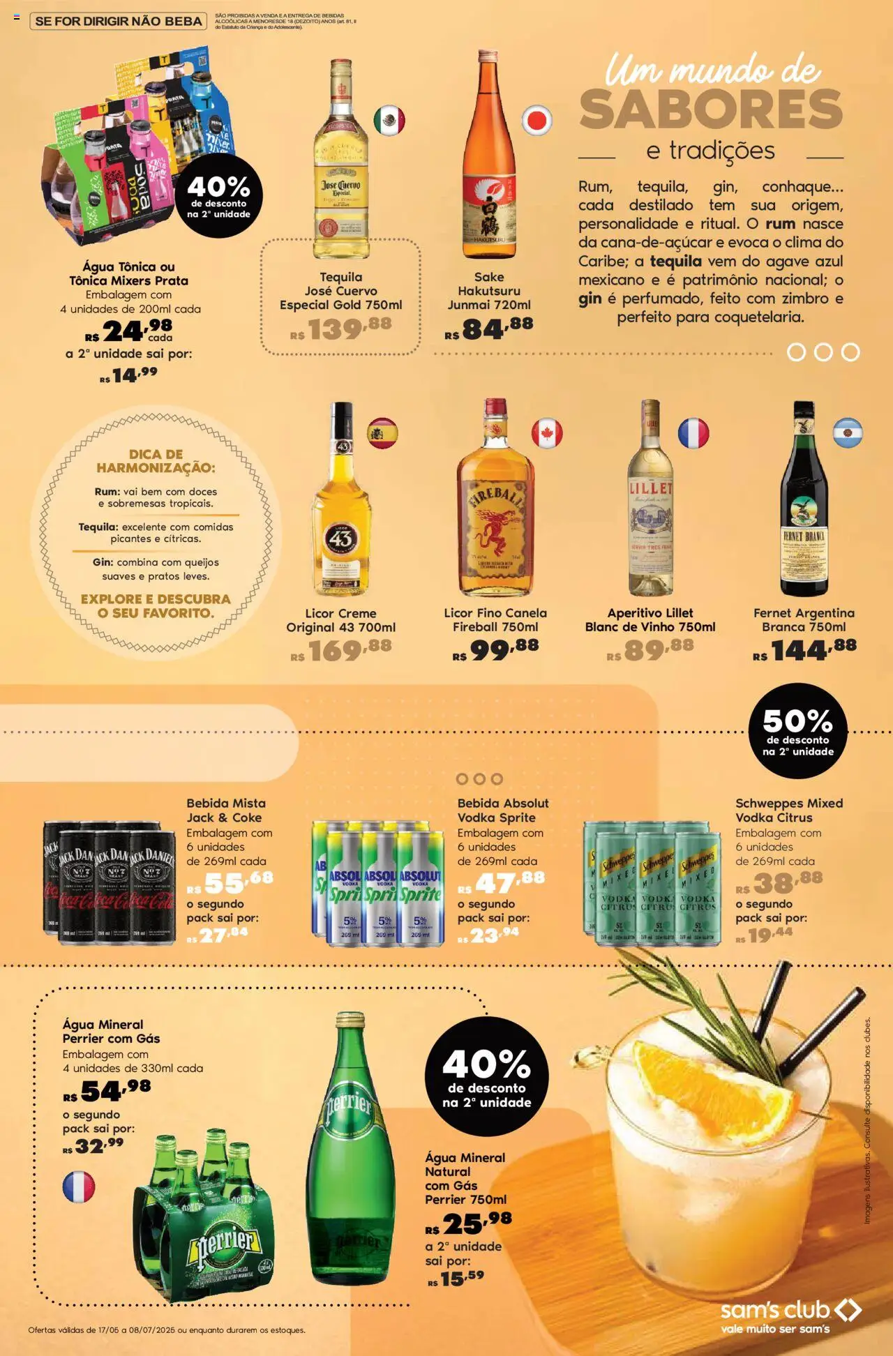 Sam's Club Folheto - válido de 17.06.2025 | Página: 7 | Produtos: Conhaque, Doces, Vodka, Rum