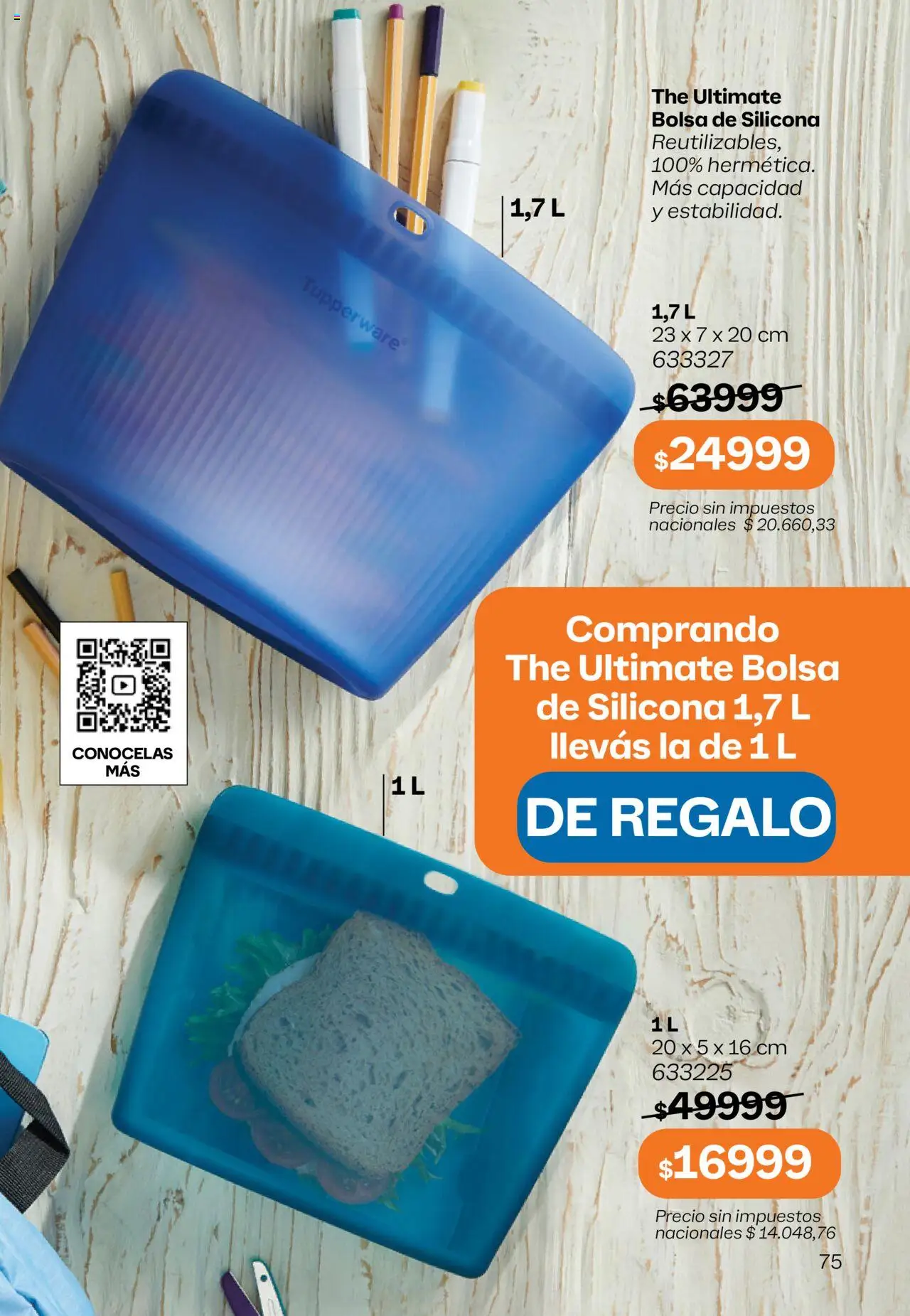 Tupperware Folleto │ válido desde el 25.08.2025 | Página: 76 | Productos: Bolsa