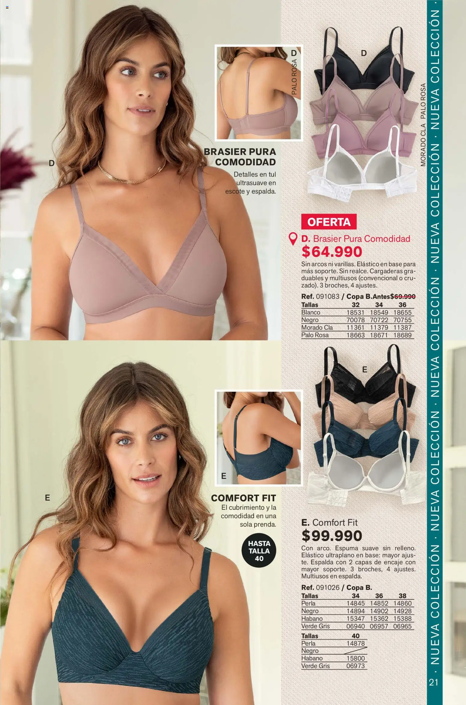Leonisa revista - valida desde el 01.02.2026 | Página: 21 | Productos: Espuma, Brasier