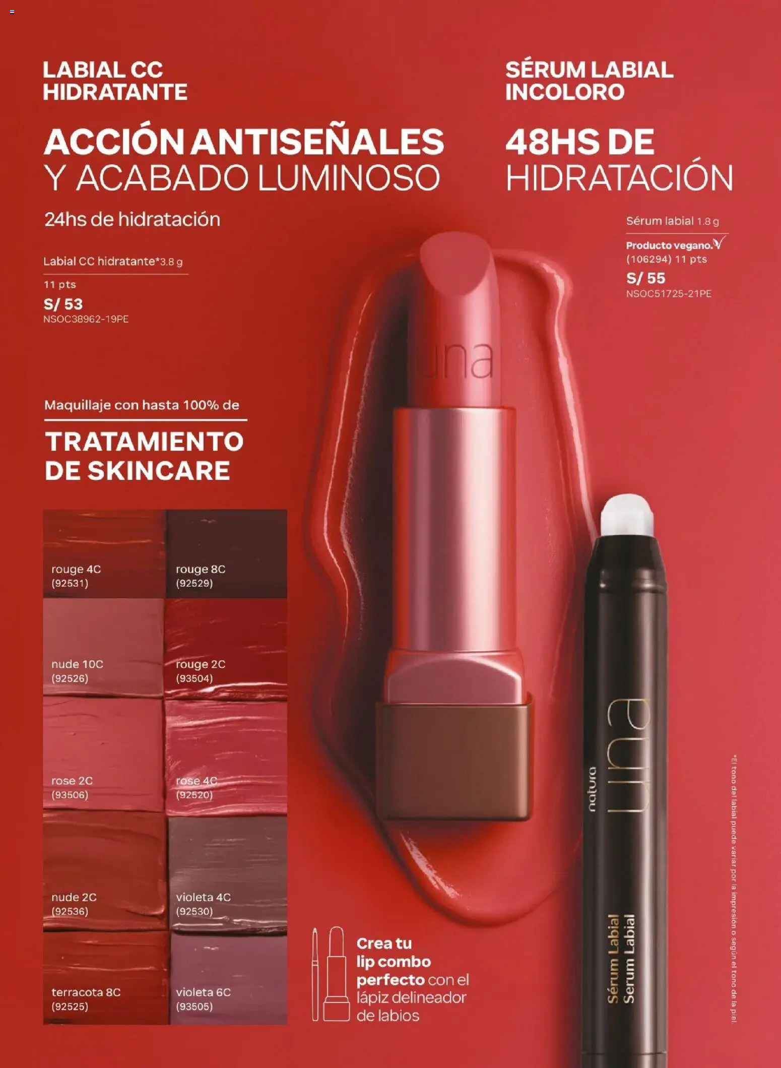 Catálogo Natura válido desde 20.02.2026 | Página: 46 | Productos: Delineador, Maquillaje