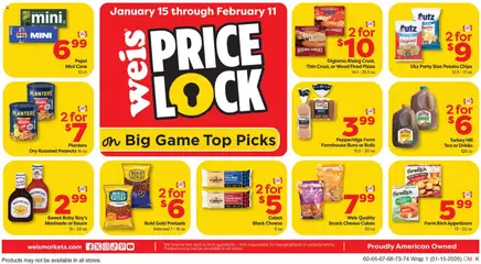 Preview of Weis weekly ads valid from 15.01.2026
