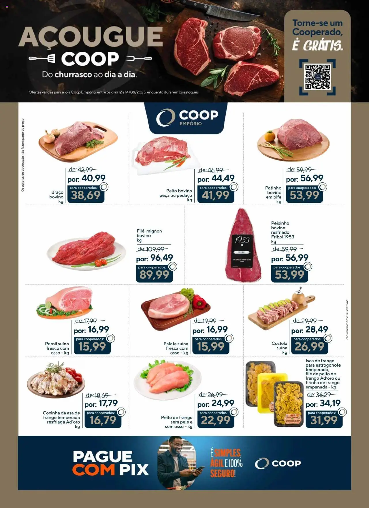 Coop Folheto - válido de 12.08.2025 | Página: 2 | Produtos: Pernil, Frango, Peito de frango