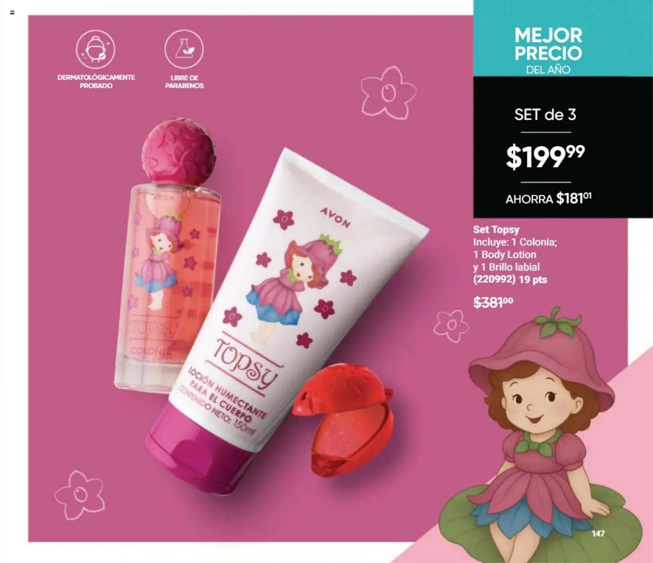 Nuevas ofertas de AVON válidas en toda la República Mexicana desde el 12.09.2025. ¡Encuentra las mejores ofertas en AVON - Casa & Estilo 15 2025! | Página: 147 | Productos: Brillo, Loción, Body
