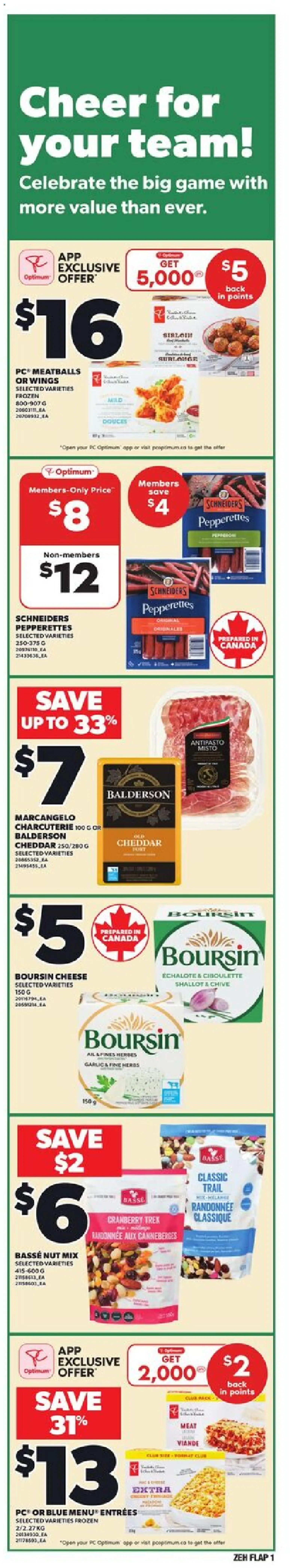 Zehrs flyer valid from 13.11.2025 | Page: 1 | Products: PC, Game, Cheese