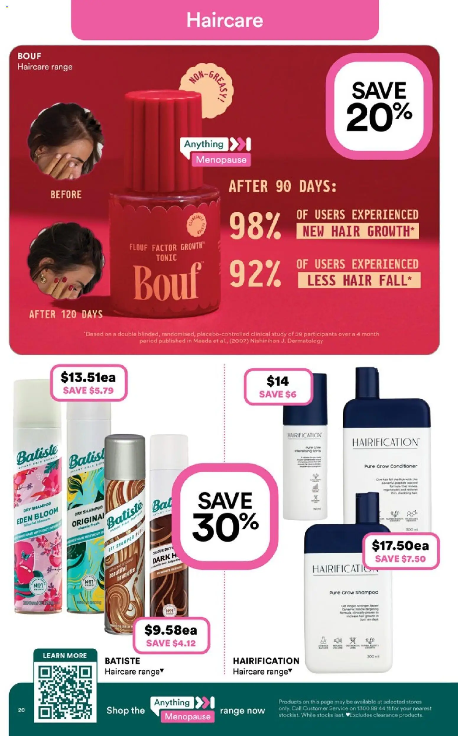 Priceline Pharmacy catalogue - valid from 05.03.2026 | Page: 20 | Products: Shampoo, Conditioner, Date