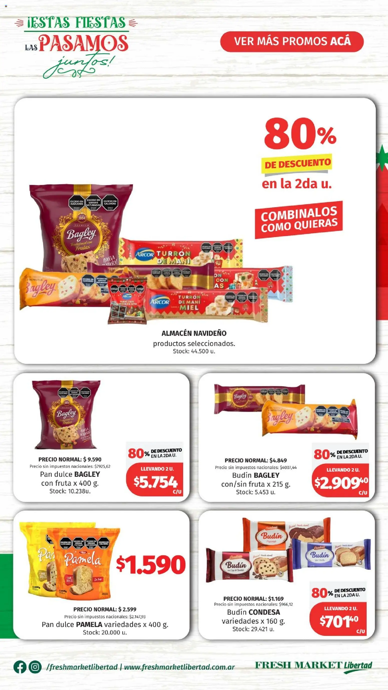 Hipermercado Libertad - ESPECIAL NAVIDAD │ válido desde el 11.12.2025 | Página: 4 | Productos: Budín, Mani, Pan, Turrón