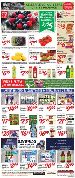 Preview of Rouses weekly ads valid from 26.12.2025 | Page: 8 | Products: Berries, Yogurt, Juice, Grapes