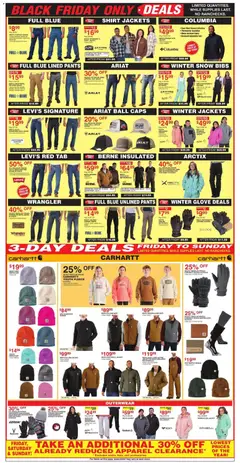 Preview of Dunham's Sports weekly ads valid from 28.11.2025 | Page: 6 | Products: Powder, Shirt, Gloves, Jeans