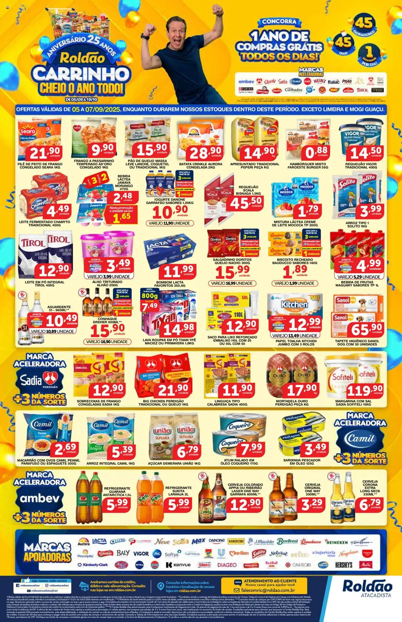 Roldão Folheto - válido de 05.09.2025 | Página: 2 | Produtos: Açúcar demerara, Neugebauer, Cerveja, Leite fermentado