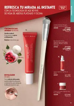 Oriflame catálogo válido desde el 24.01.2026 | Página: 85 | Productos: Contorno, Crema, Contorno de ojos, Serum