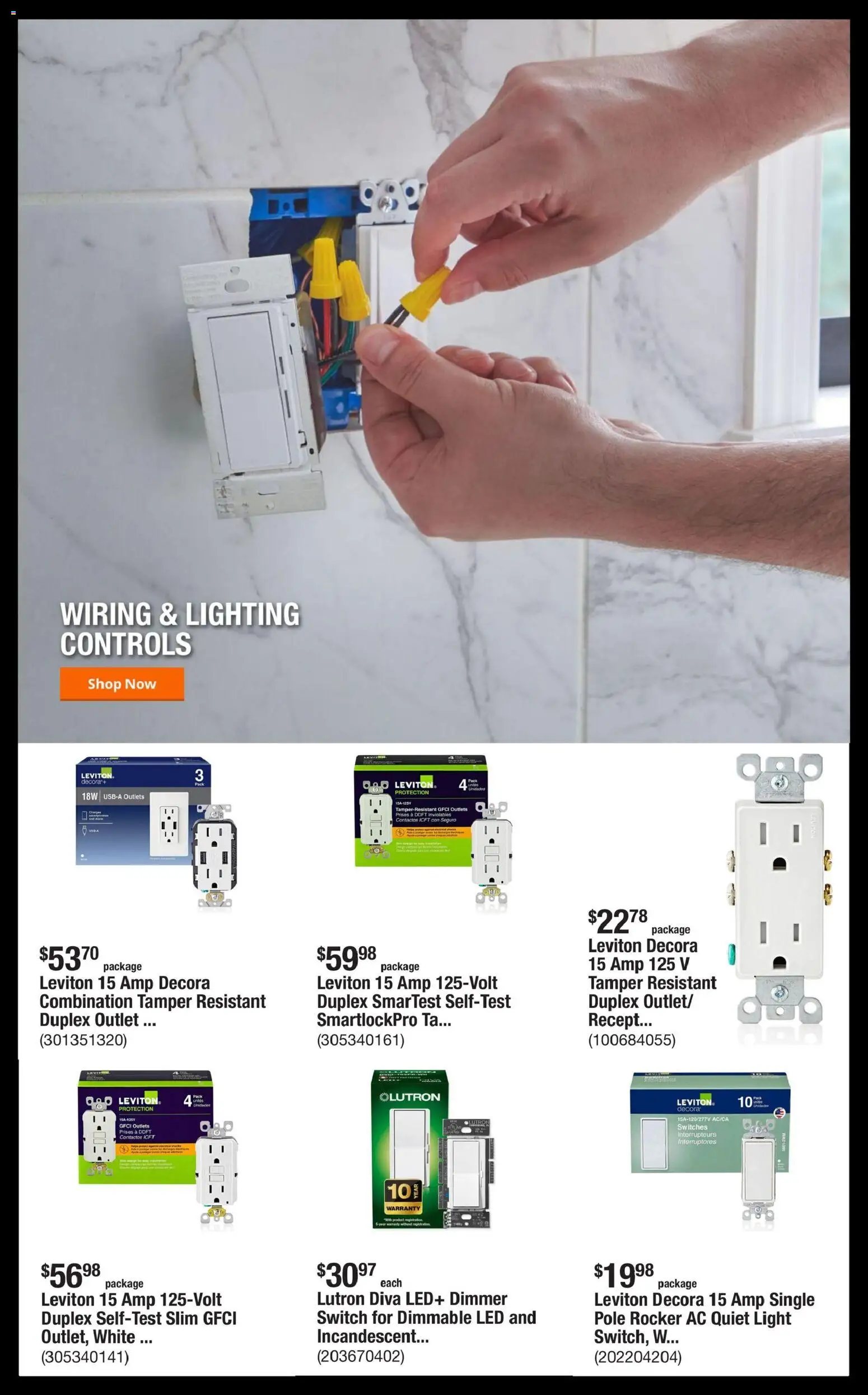 Home Depot Shop Pro Ad - PA - valid from 06.04.2026 | Page: 5 | Products: Tamper, Switch