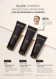 Vista previa de Loción Facial Efecto Reafirmante Volu-Firm TimeWise® Repair de Fórmula Avanzada, Ayuda a recuperar el triángulo de la juventud, dando una apariencia de mejillas llenas, mandíbula definida y la piel del cuello con apariencia más firme***., nuevo folleto de la tienda, válido en México a partir del 01.09.2025 | Página: 63