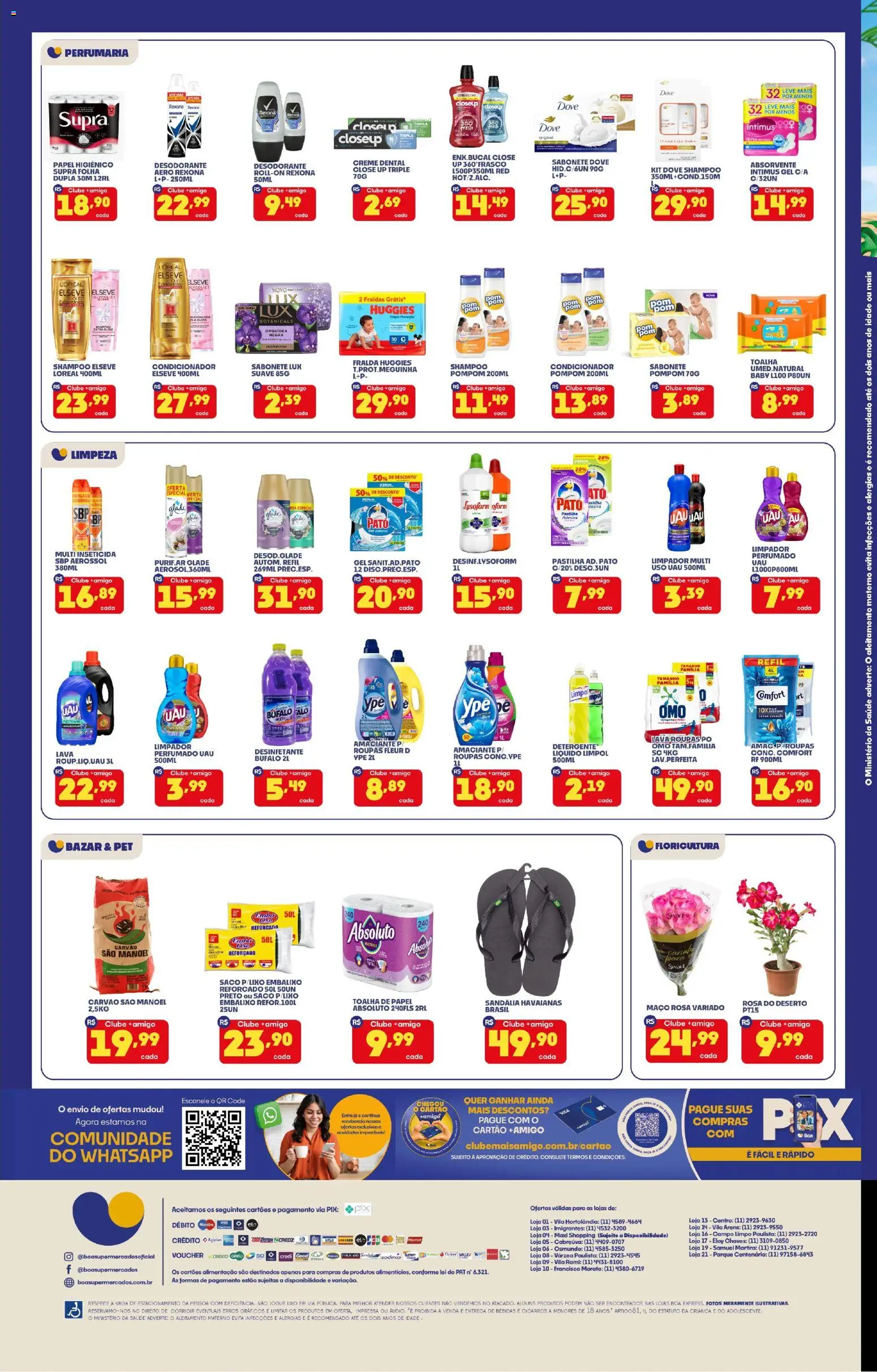 Boa Supermercados Folheto - válido de 30.01.2026 | Página: 4 | Produtos: Shampoo, Pó, Condicionador, Desodorante