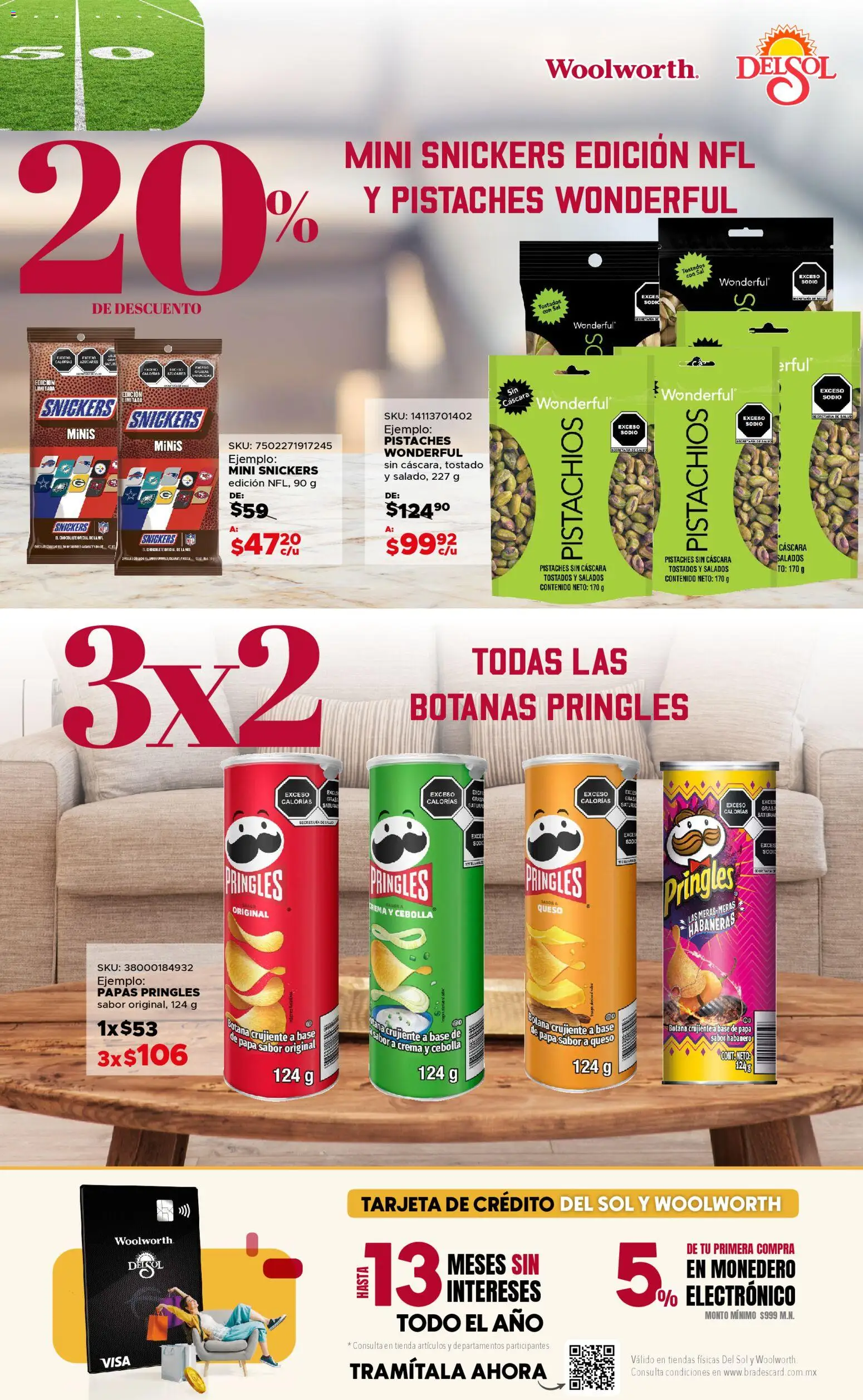 Nuevas ofertas de Del Sol y Woolworth válidas en toda la República Mexicana desde el 29.01.2026. ¡Encuentra las mejores ofertas en Del Sol y Woolworth catálogo Ofertas de Campeonato! | Página: 16 | Productos: Cebolla, Papa, Monedero, Chocolate