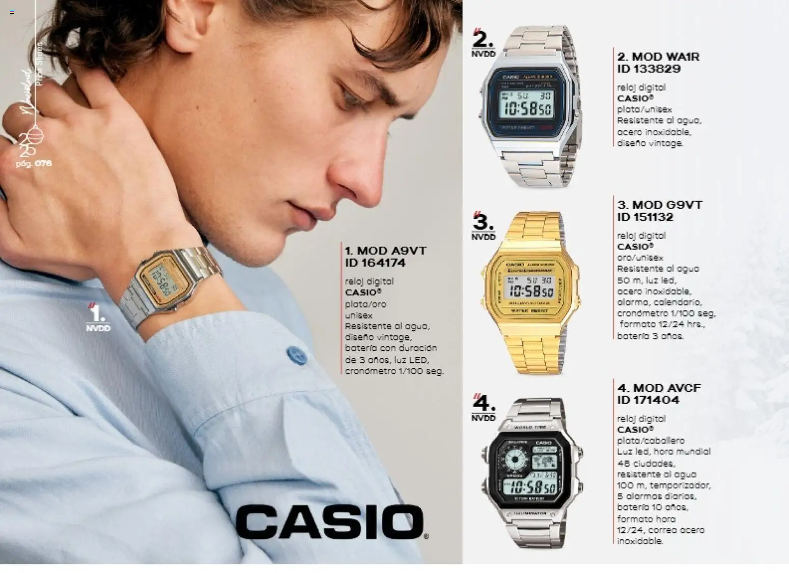 Nuevas ofertas de Price Shoes válidas en toda la República Mexicana desde el 11.11.2025. ¡Encuentra las mejores ofertas en Price Shoes catálogo Navidad otoño/invierno! | Página: 76 | Productos: Agua, Batería, Reloj