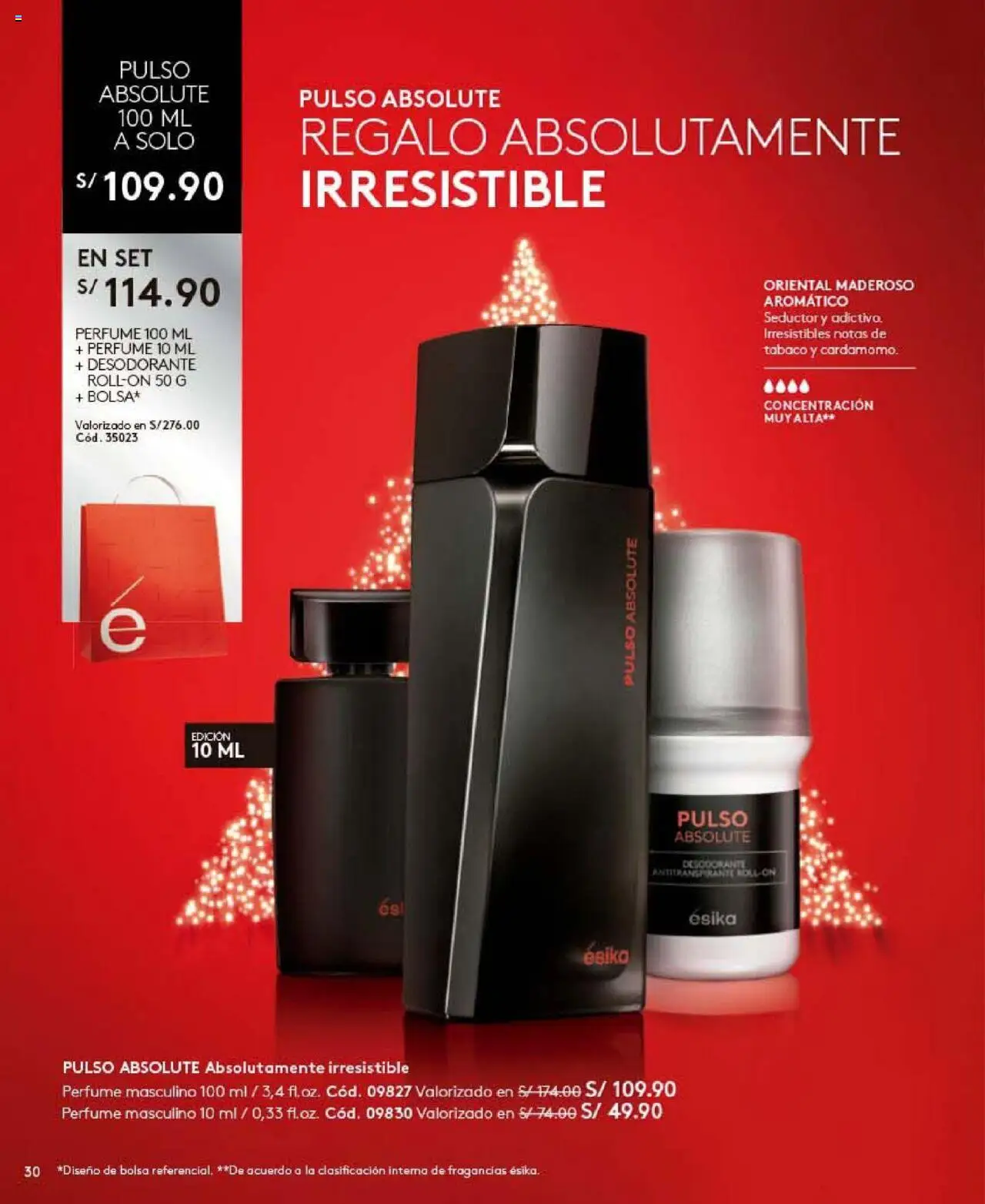 Catálogo Ésika válido desde 24.10.2025 | Página: 34 | Productos: Desodorante, Bolsa, Perfume