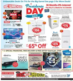 Preview of ABC Warehouse weekly ads valid from 25.01.2026
