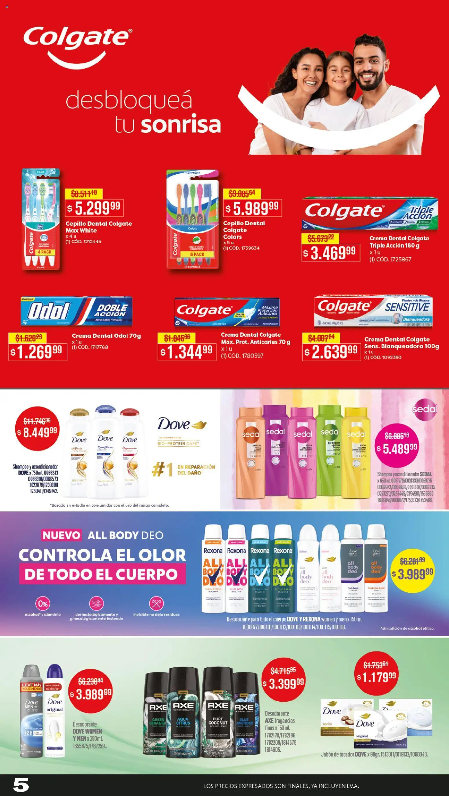 Makro ofertas Alcanza │ válido desde el 30.10.2025 | Página: 5 | Productos: Body, Acondicionador, Jabón, Crema