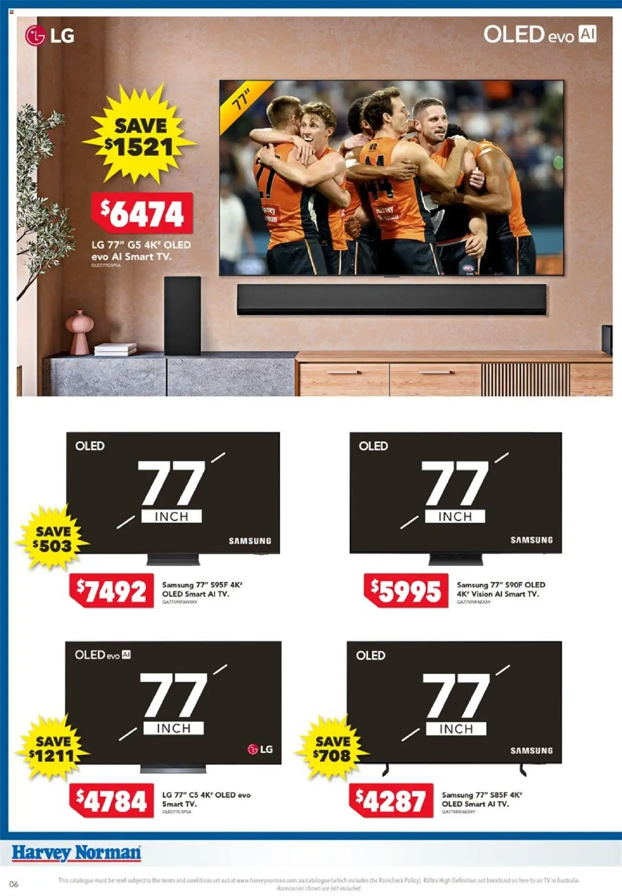 Harvey Norman catalogue - valid from 25.09.2025 | Page: 6 | Products: Accessories, Tv