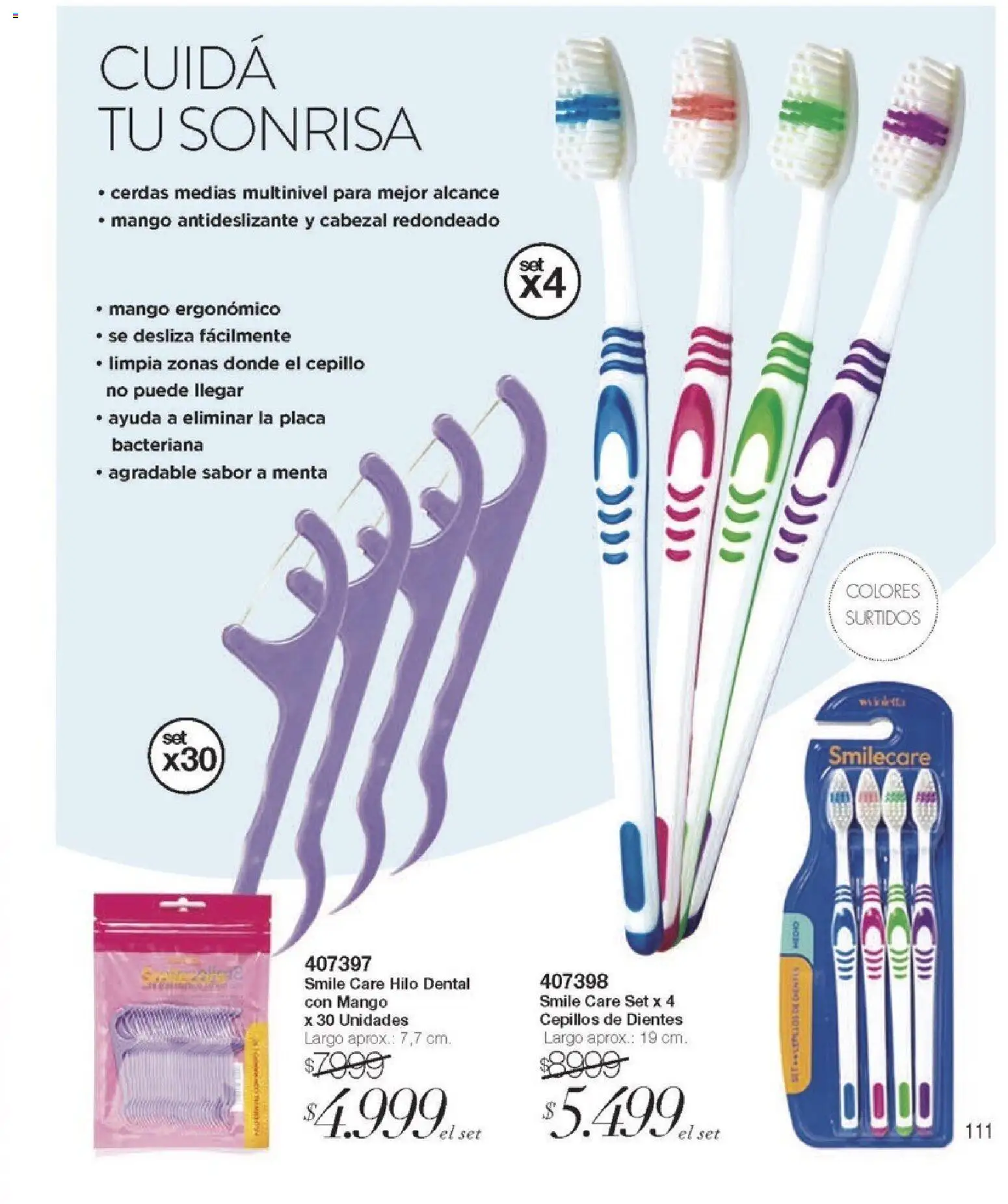 Violetta - Violetta Cosméticos │ válido desde el 05.02.2026 | Página: 111 | Productos: Cepillo, Mango, Medias, Hilo dental