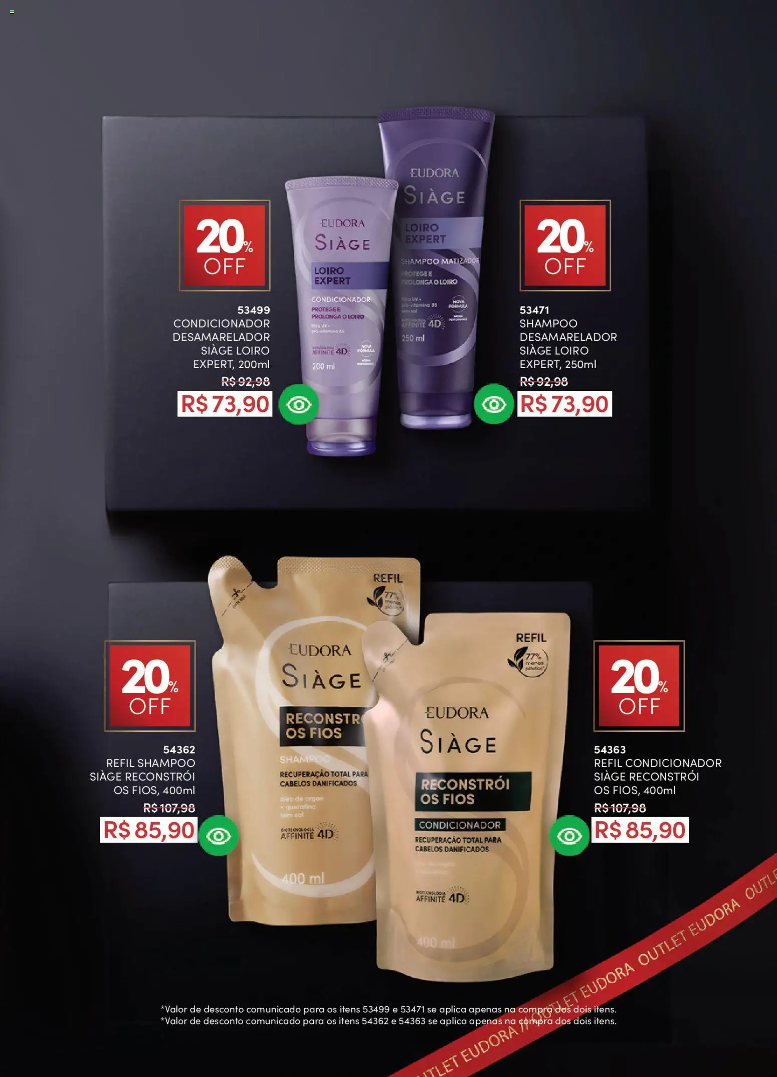 Eudora Folheto - válido de 17.12.2025 | Página: 30 | Produtos: Shampoo, Condicionador, Óleo, Sal