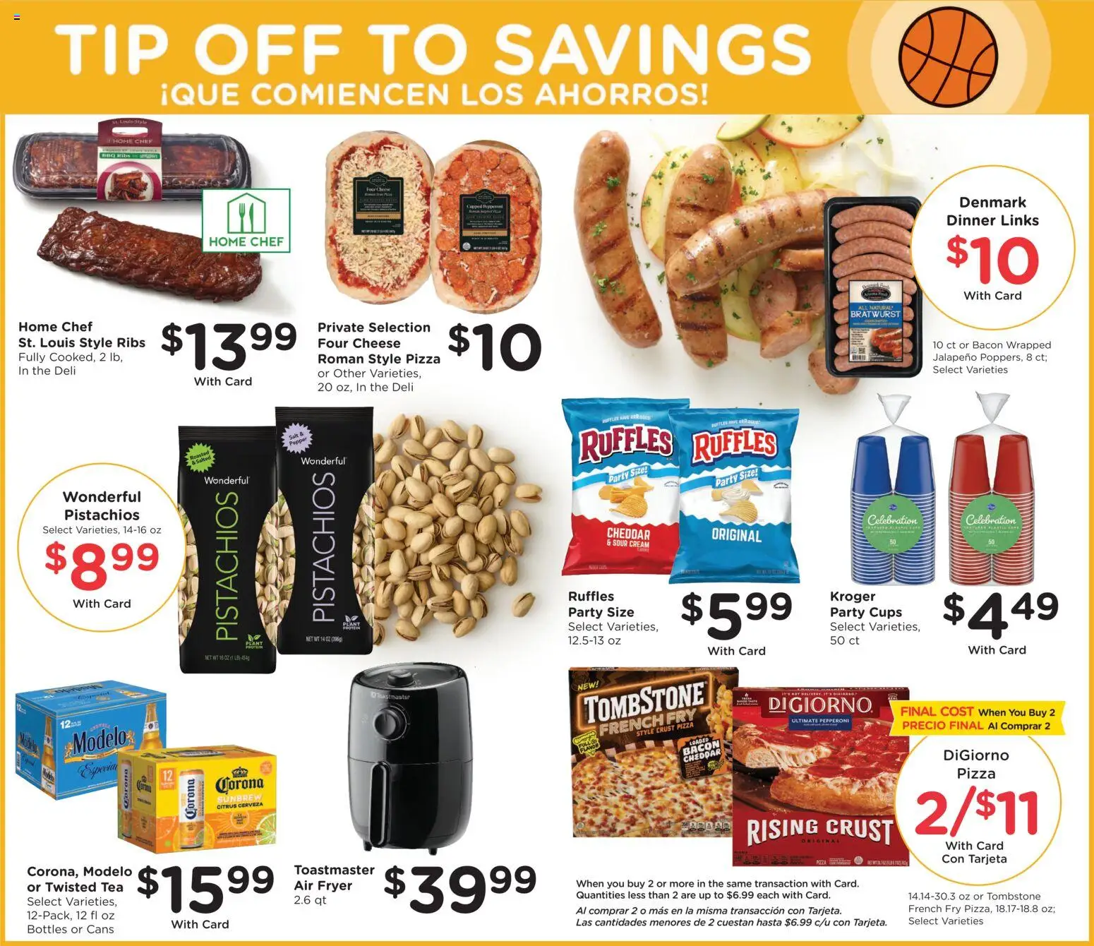 Fry's Food Weekly Ad - valid from 01.04.2026 | Page: 9 | Products: Fryer, Pizza, Sour cream, Cream