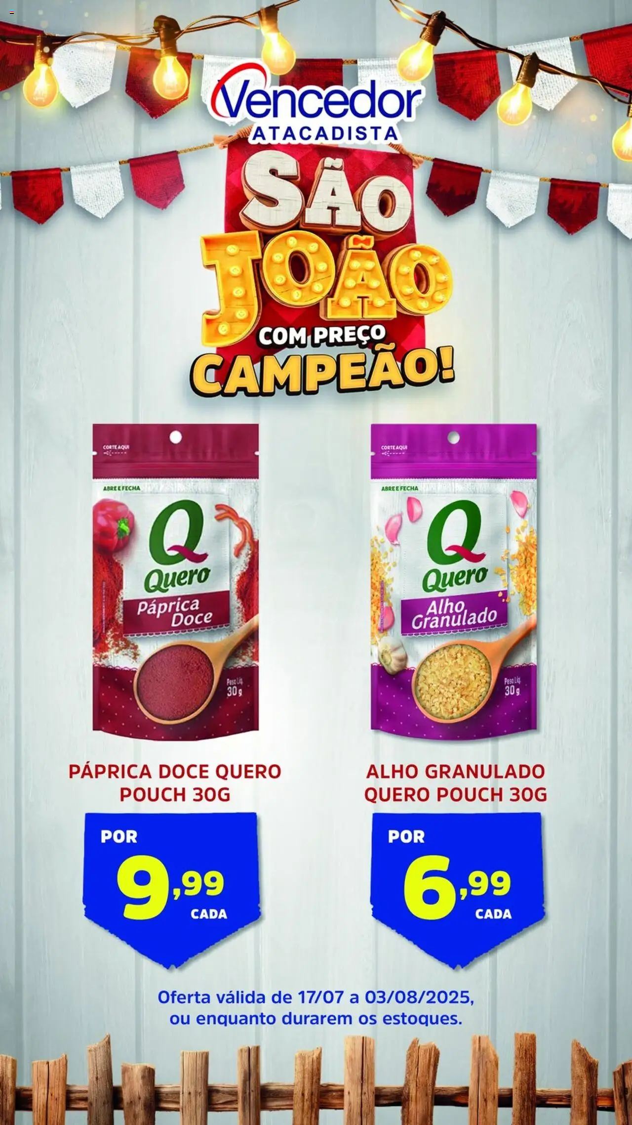 Vencedor Atacadista Folheto - válido de 17.07.2025 | Página: 5 | Produtos: Alho, Granulado