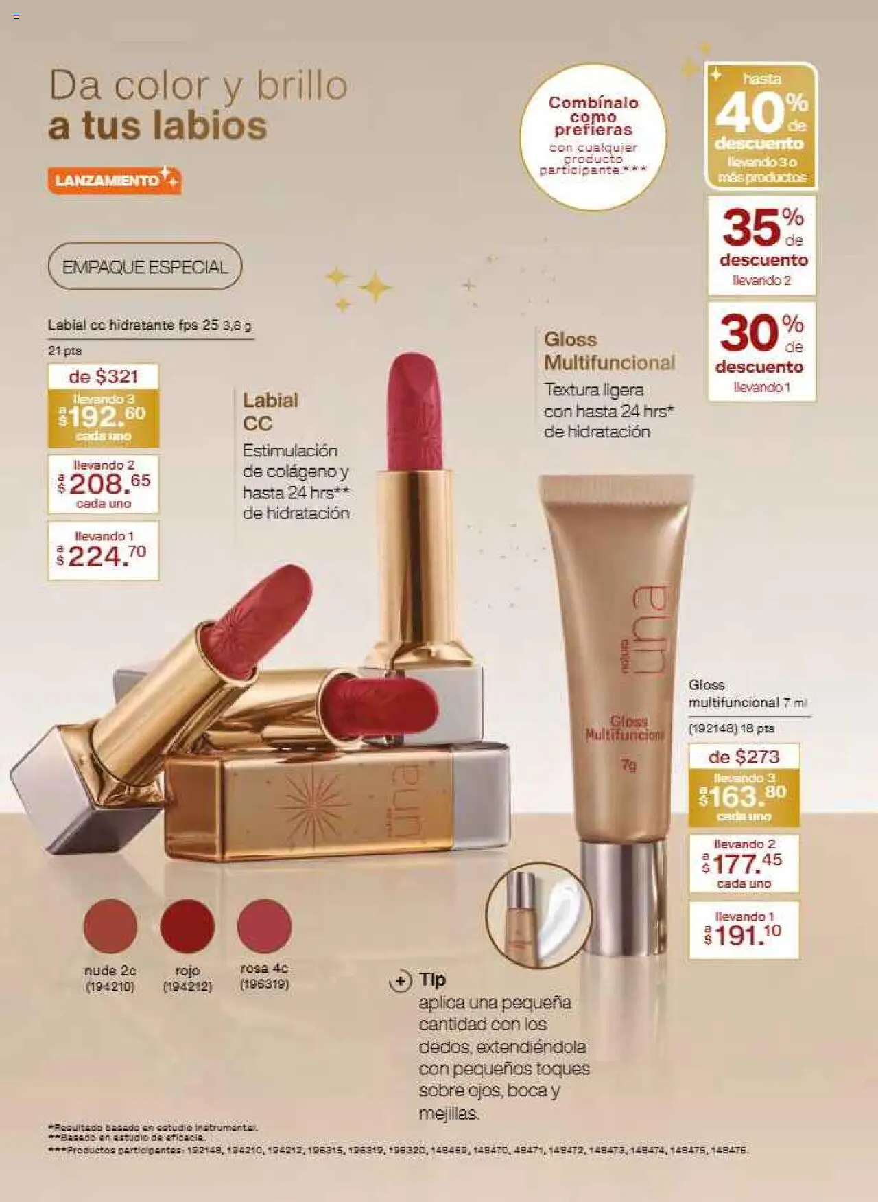 Nuevas ofertas de Natura válidas en toda la República Mexicana desde el 22.11.2025. ¡Encuentra las mejores ofertas en Natura campaña 17 2025! | Página: 80 | Productos: Brillo, Sobre