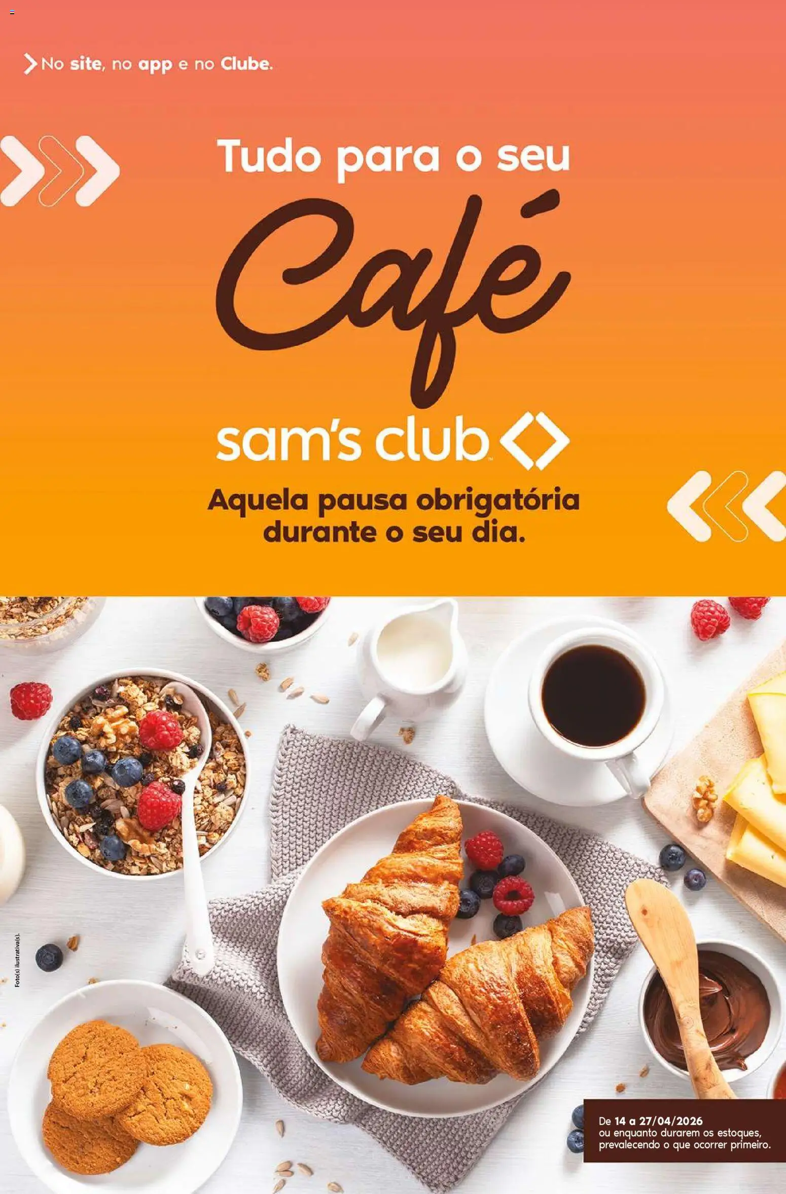 Sam's Club Folheto - válido de 14.04.2026 | Página: 1 | Produtos: Café