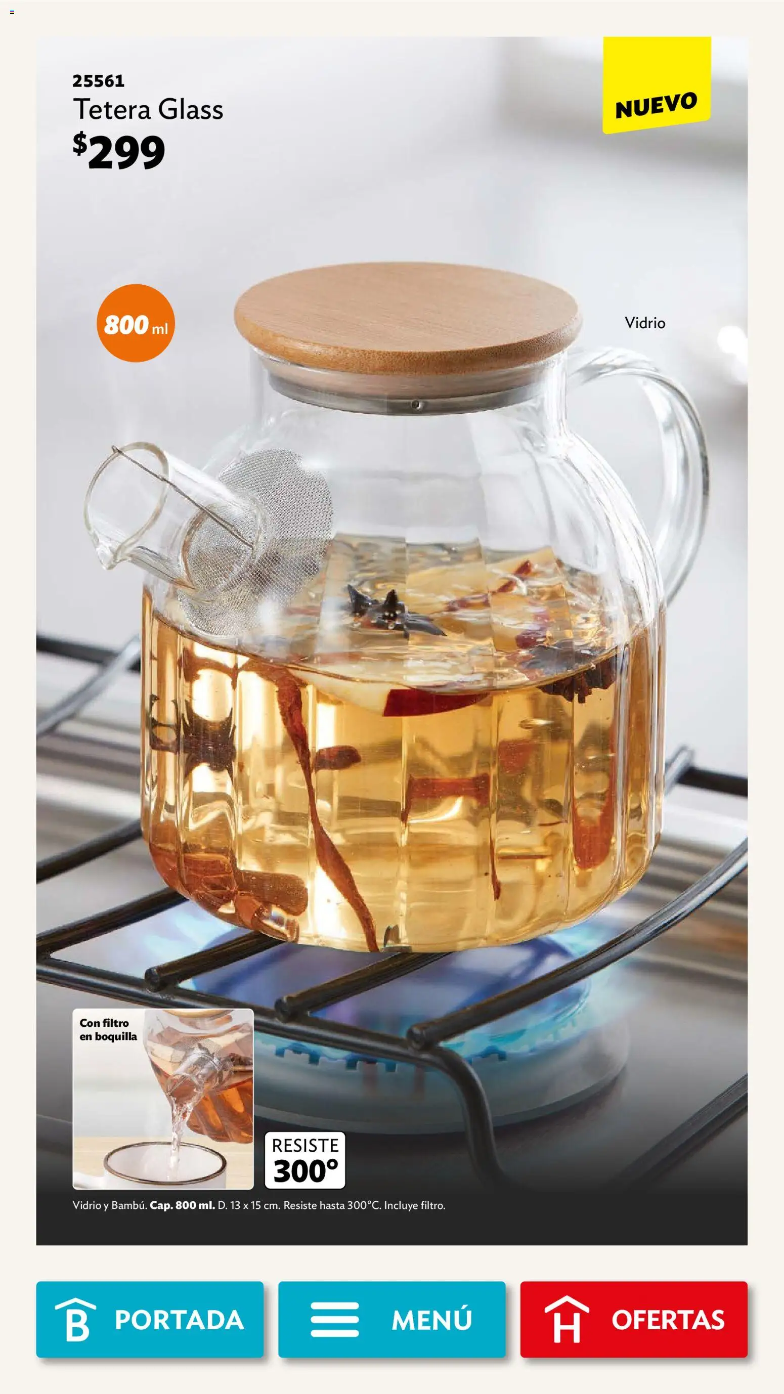 Nuevas ofertas de Betterware válidas en toda la República Mexicana desde el 03.11.2025. ¡Encuentra las mejores ofertas en Betterware campaña 11 2025! | Página: 54 | Productos: Tetera